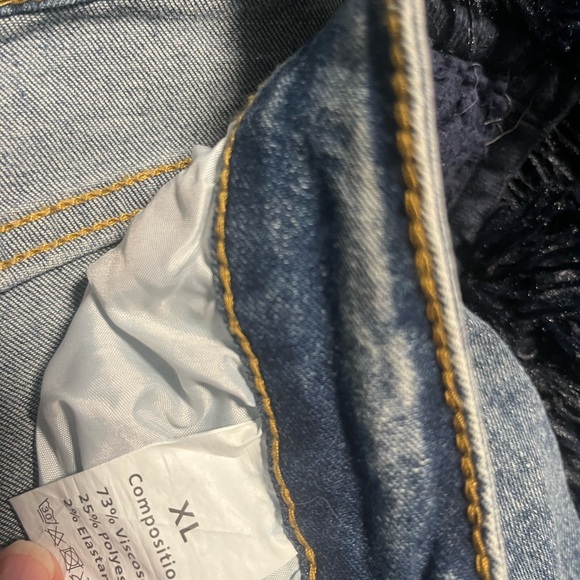 TEMU women’s XL button up straight leg jeans - Picture 5 of 5